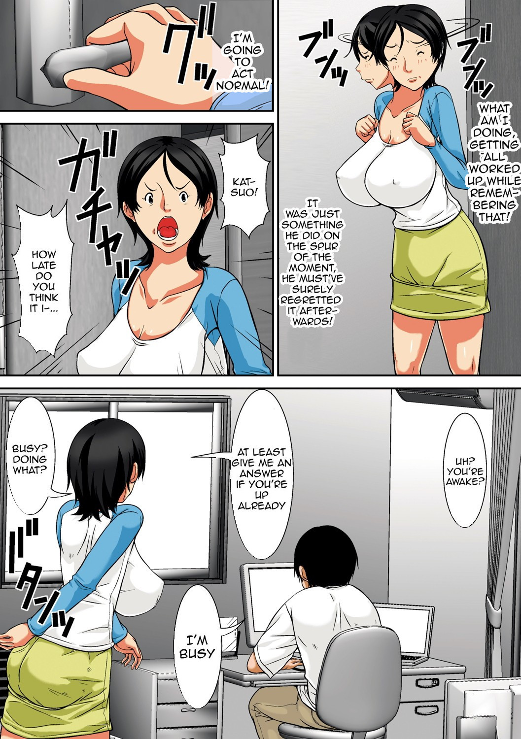 Hentai Manga Comic-Hey! What Are You Doing Making a Pass at Your Mother!-Read-126